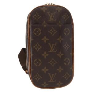 LOUIS VUITTON Monogram Pochette Gange Shoulder Bag M51870 LV Auth 154356